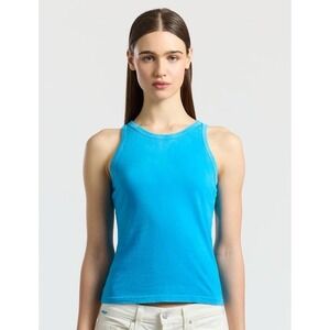 COTTON CITIZEN Women's‎ Standard Tank Top Size Large Blue - NWT